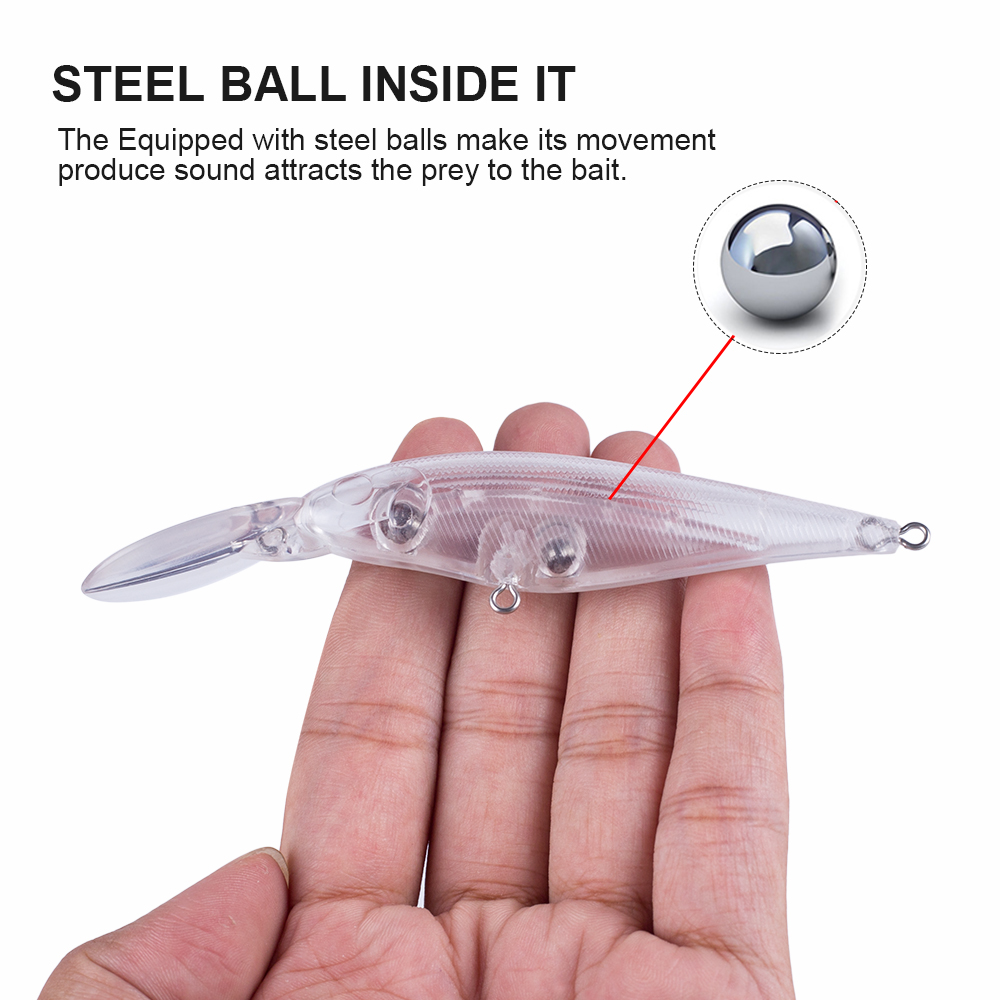 Hanlin 10/20pcs Blanks Crankba - đánh giá và giá Fishing Lure Jerkbait